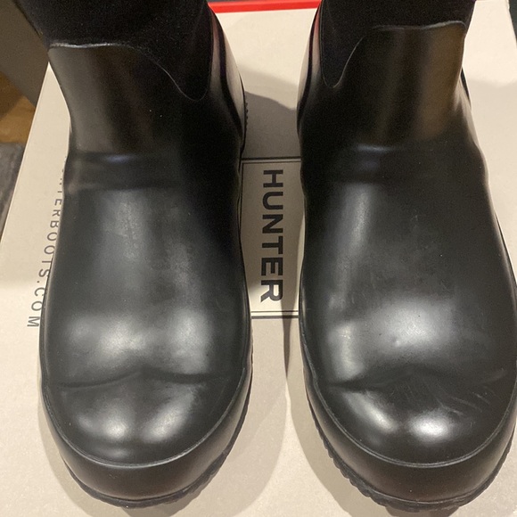 Hunter Black Roll Top Sherpa Boot - Size 7 - Picture 3 of 9